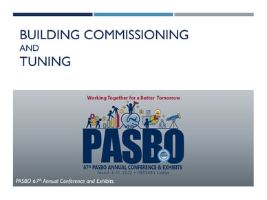 Building Commissioning and Tuning Cover Page